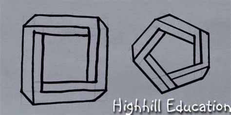 Highhill Homeschool Op Art Never Ending Shapes