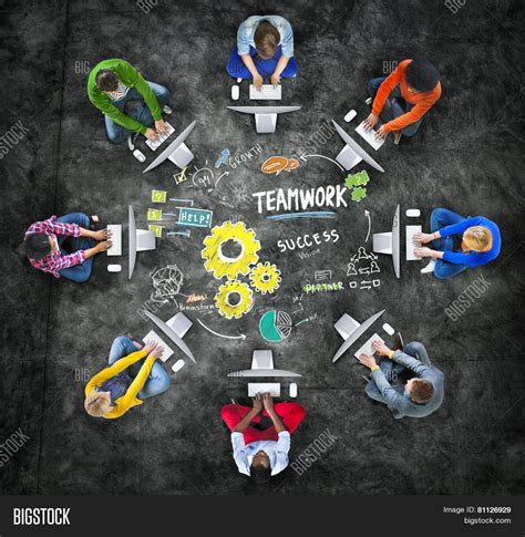 Teamwork Team Together Image And Photo Free Trial Bigstock