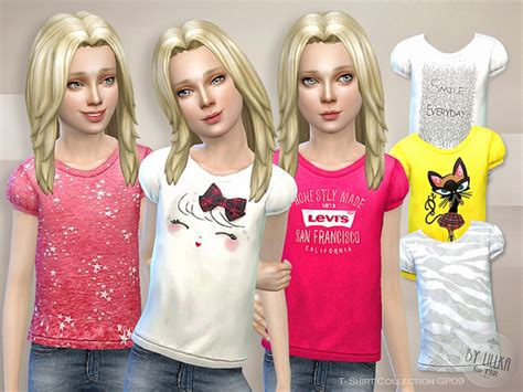 T Shirt Collection Gp09 By Lillka At Tsr Sims 4 Updates