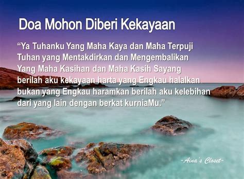 Lakukan shalat dhuha sebelum bekerja. Aina's Closet: Amalan Murah Rezeki Berpandukan Al Quran ...