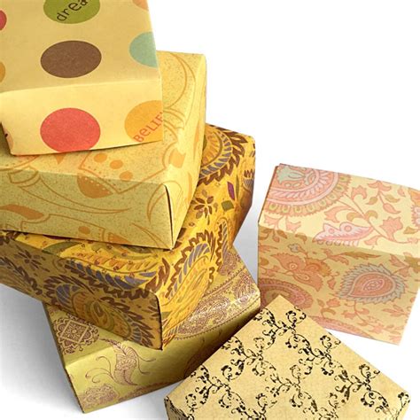 Handmade Square Gold Gift Boxes Baubles Trinkets