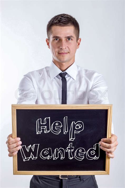 Help Wanted Stock Image Colourbox