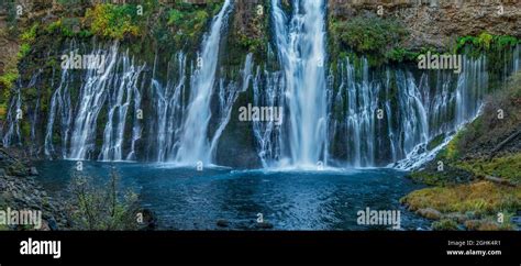 Waterfalls Burney Falls Memorial State Park Shasta Trinity National