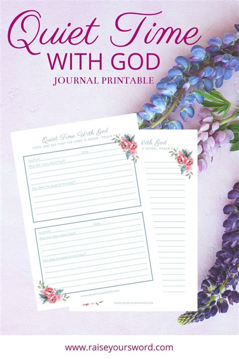 Quiet Time With God Journal Daily Quiet Time With God Transforms Your