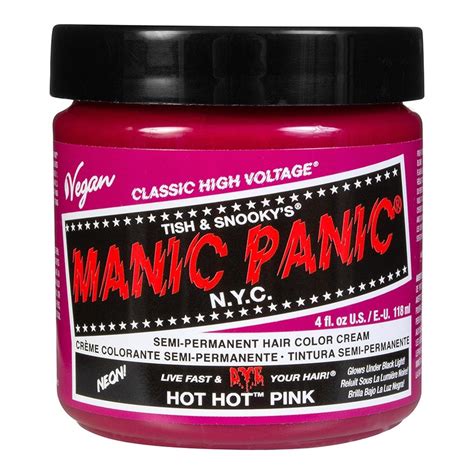 Manic Panic Hot Hot Pink Classic Hair Colour Make Up And Beauty Free
