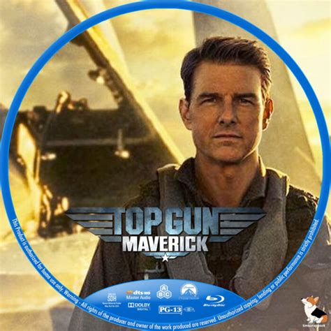 Top Gun Maverick Custom Blu Ray Labels Dvdcovercom