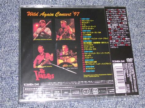 The Ventures Wild Again Concert 97 Cd Size Version 2003 Japan