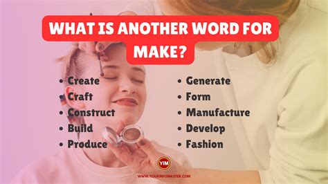 What Is Another Word For Make Make Synonyms Antonyms And Sentences