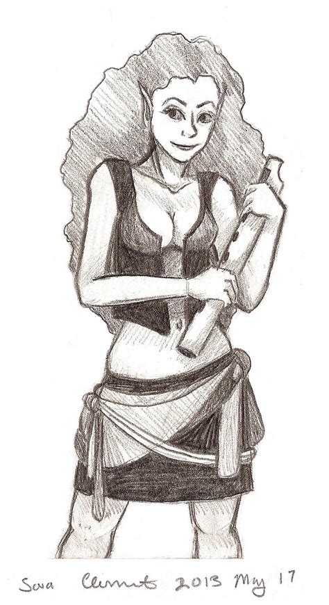Dnd Bard Sketch By Tabathazee On Deviantart