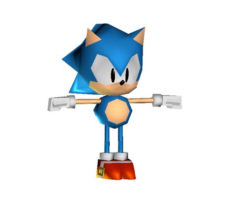 Pc Computer Sonic Mania Sonic T Posed The Models Resource