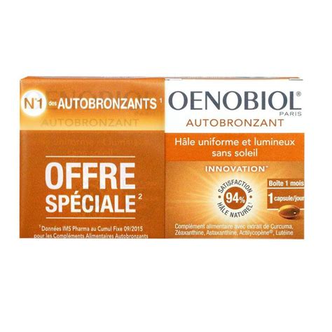 Autobronzant Oenobiol 2 X 30 Capsules