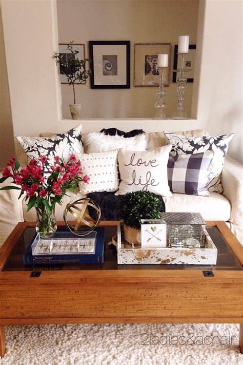Decorate your home in sleek contemporary modern style with this decorative coffee table. Decorating Your Coffee Table — 2 Ladies & a Chair