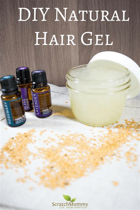 Diy Natural Hair Gel Recipe Scratch Mommy
