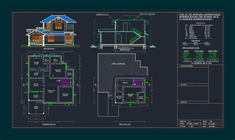 House Plan Dwg Samples Electrical Building Residential Autocad Dwg Block Drawings Cad Designs