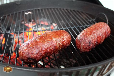 Remove from the smoker and allow to cool 5 minutes before slicing and serving with additional bbq sauce for dipping. Smoked Sausage Recipe: Fatty Baguette