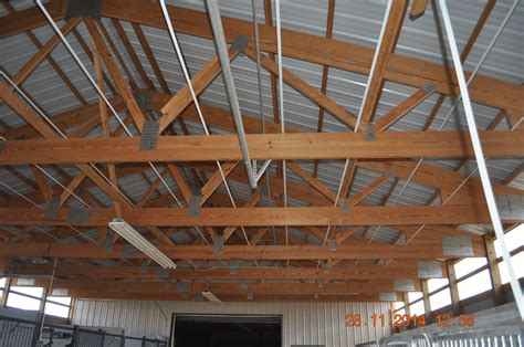 How to insulate a metal garage building. Roof Insulation in a Pole Barn Roof. Insulation installed ...