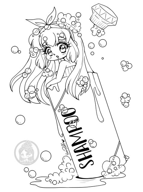 Honey Lineart By Yampuff On Deviantart Chibi Coloring Pages Coloring