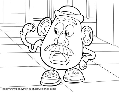 Mr Potato Head Coloring Pages To Download And Print For Free