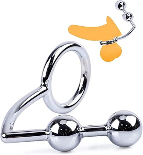 Edelstahl Hodenringe Hakenring Penisring Mit Anal Hook Analhaken Sm Metall Cockring Hodensack