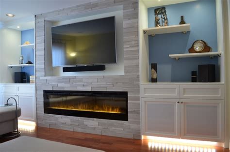 Electric Fireplace Design Services Toronto Stylish