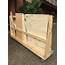 Plywood Sheet Storage Cart Rear Side  Wood