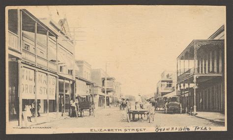 Elizabeth Street In Brownsville Texas The Portal To Texas History