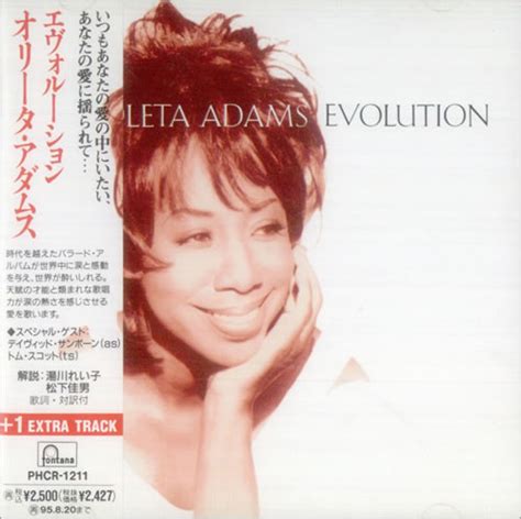 Oleta Adams Evolution Japanese Promo Cd Album Cdlp 541886