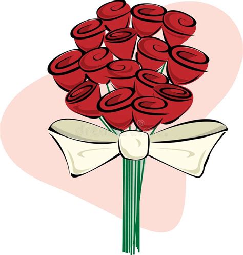 Bouquet Of Roses Stock Vector Illustration Of Graphic 3460795