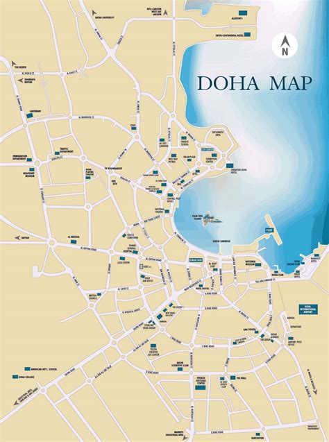 Large Doha Maps For Free Download And Print High Resolution And