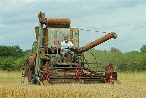 Claas Sf Vintage Farm Tractors Combine Harvester