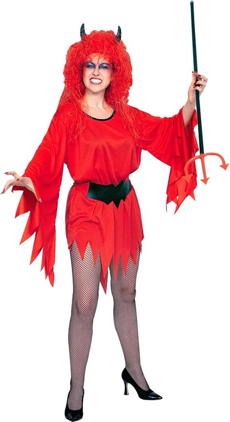Ladies Lady Devil Costume Large Uk 14 16 For Halloween