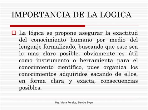 Ppt Deducción Verdad Y Validez Concepto E Importancia De La Lógica