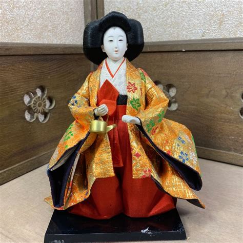 Japanese Vintage Hina Doll Made In Japan In 1970s Medium Size Etsy