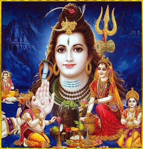Download God Shiva Family Wallpaper Gallery Lord shiva, who is seated on mount kailas.
