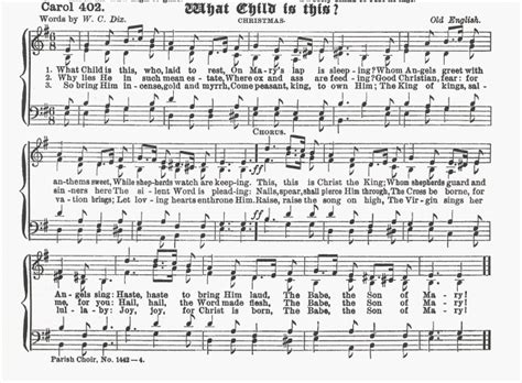Is a christmas song with religious lyrics set to the secular melody, greensleeves. What Child Is This - Version 1
