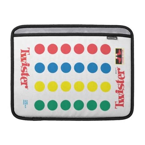 Twister Game Mat Macbook Air Sleeve Twister Game Twister Macbook