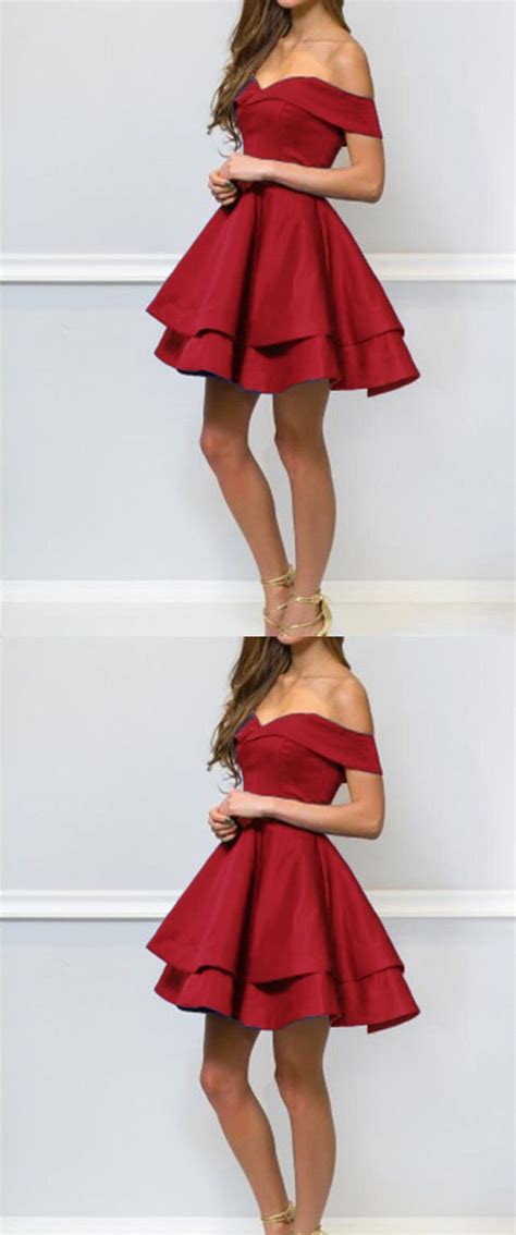 Lovely Red Blue 8th Grade Prom Dress Short Graduation Homecoming Gown