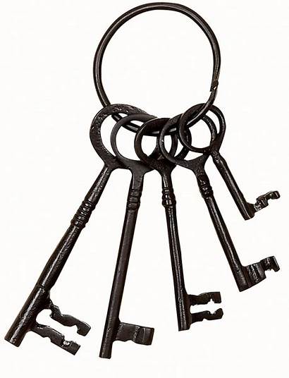Key Keys Skeleton Clipart Ring Jailer Clip