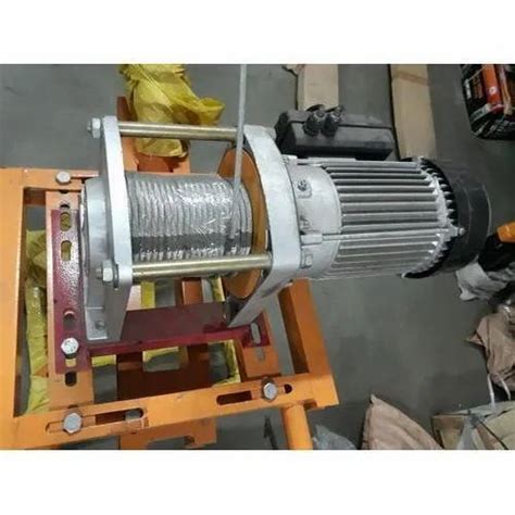 Electric Winches Mild Steel Kcd Single Phase Winch For Construction
