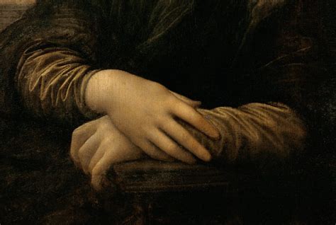 Mona Lisa Detail Of Her Hands Leonardo Da Vinci As Art Print Or Hand