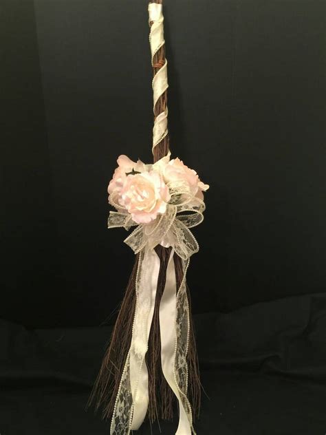 Pearls And Lace Custom Wedding Broom African Jumping Broom Etsy
