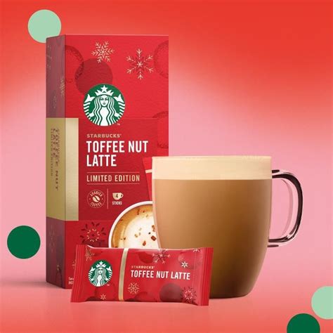 Starbucks Limited Edition Toffee Nut Latte Premium Mixes In Instant