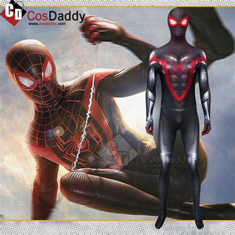 Ps5 Spider Man Miles Morales Jumpsuit Bodysuit Cosplay Costume