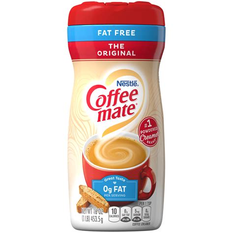 It also reduces the fat cells when consumed. COFFEE MATE Fat Free The Original Powder Coffee Creamer ...