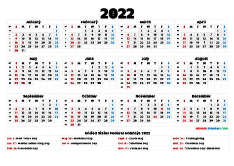 Calendar australia offers free printable calendars for any year and any month. Free Printable 2022 Calendar Templates - 9 Templates | Free Printable 2020 Calendar with Holidays