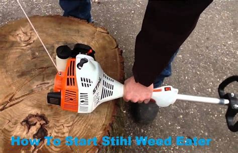 Push Button Start Gas Weed Eater - No-Pull Gas String Trimmer