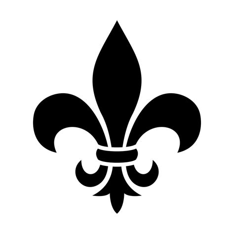 Symbole Héraldique Fleur De Lys 13091196 Art Vectoriel Chez Vecteezy