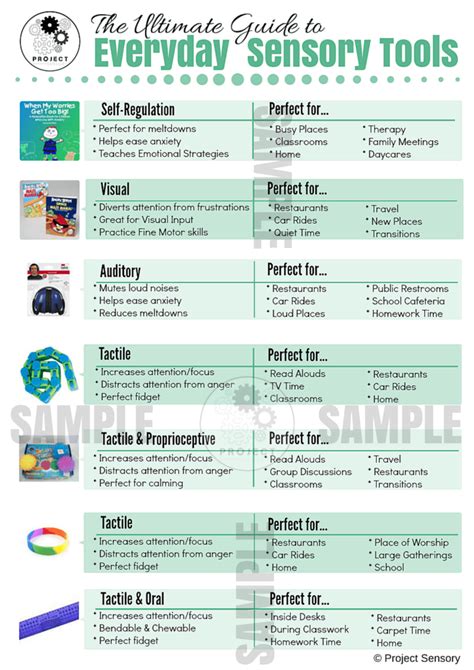 Sensory Fix™ Project Sensory Sensory Disorder Sensory Tools