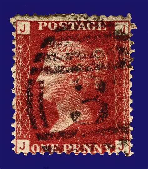 Penny Red Postage Stamp Photograph By James Hill Pixels