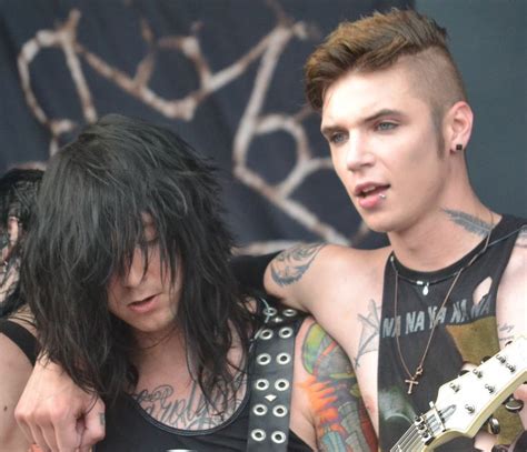 Andy Biersack And Jake Pitts At Warped Tour 2013 Black Veil Brides Andy
